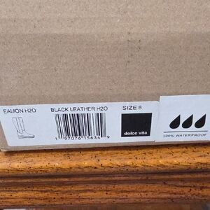 Dolce Vita Black Waterproof Leather Boots